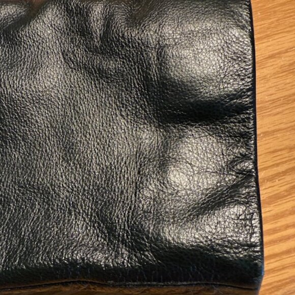 Wilson Leather Black Hooded Zip Front Jacket- Womens Size M - Picture 4 of 10